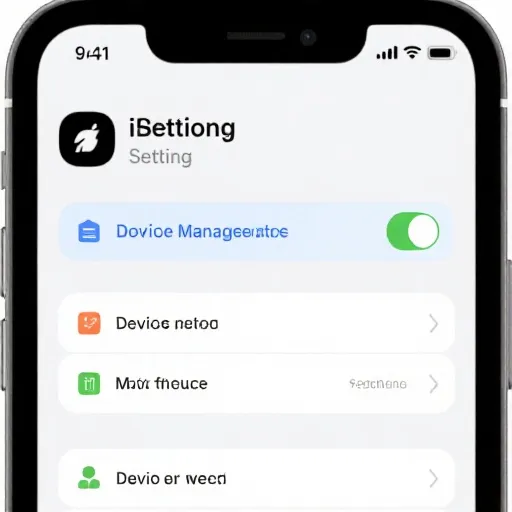 iOS设备管理设置